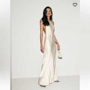 NWT Reformation Jeany Silk Dress - Fior Di Latte - Size XS